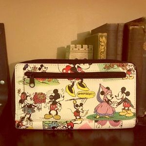 Disney mickey and mini mouse wallet
